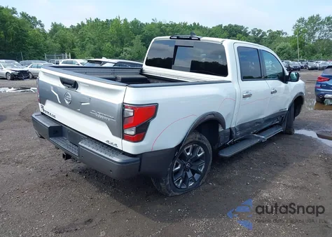 2023 Nissan Titan Platinum Reserve 4X4 from USA, damaged, VIN 1N6AA1ED3PN104141